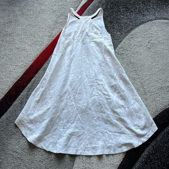 Banana Republic White Linen Tulip Hem Shift Dress - Picture 4 of 5